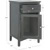 SAFAVIEH American Homes Collection Ziva French Grey End Table(Ash Grey)