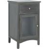SAFAVIEH American Homes Collection Ziva French Grey End Table(Ash Grey)