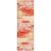 SAFAVIEH Area Rug 8×10 – Adirondack Collection – Large – Silver & Black, Modern Abstract Design, Non-Shedding & Easy Cleaning, Ideal for Living Room, Bedroom, Office, Dining Space (ADR112A)(Rust/Gold)