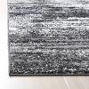 SAFAVIEH Area Rug 8×10 – Adirondack Collection – Large – Silver & Black, Modern Abstract Design, Non-Shedding & Easy Cleaning, Ideal for Living Room, Bedroom, Office, Dining Space (ADR112A)(Silver/Black)