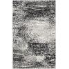 SAFAVIEH Area Rug 8×10 – Adirondack Collection – Large – Silver & Black, Modern Abstract Design, Non-Shedding & Easy Cleaning, Ideal for Living Room, Bedroom, Office, Dining Space (ADR112A)(Silver/Multi)