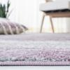 SAFAVIEH Area Rug 8×10 – Adirondack Collection – Large – Silver & Black, Modern Abstract Design, Non-Shedding & Easy Cleaning, Ideal for Living Room, Bedroom, Office, Dining Space (ADR112A)(Grey/Purple)