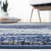 SAFAVIEH Area Rug 8×10 – Adirondack Collection – Large – Silver & Black, Modern Abstract Design, Non-Shedding & Easy Cleaning, Ideal for Living Room, Bedroom, Office, Dining Space (ADR112A)(Grey/Blue)