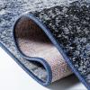 SAFAVIEH Area Rug 8×10 – Adirondack Collection – Large – Silver & Black, Modern Abstract Design, Non-Shedding & Easy Cleaning, Ideal for Living Room, Bedroom, Office, Dining Space (ADR112A)(Grey/Blue)