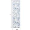 SAFAVIEH Area Rug 8×10 – Amelia Collection – Large – Grey & Blue, Modern Design, Non-Shedding & Easy Cleaning, Ideal for Living Room, Bedroom, Office, Dining Space (ALA449F)(Grey/Blue)