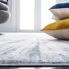 SAFAVIEH Area Rug 8×10 – Amelia Collection – Large – Grey & Blue, Modern Design, Non-Shedding & Easy Cleaning, Ideal for Living Room, Bedroom, Office, Dining Space (ALA449F)(Grey/Blue)