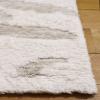 SAFAVIEH Area Rug 8×10 – Casablanca Collection – Large – Ivory & Sage, Handmade Wool, High-Low Shaggy Pile, Ideal for Living Room, Bedroom, Dining Space (CSB441A)(Ivory/Sage)