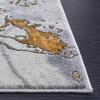 SAFAVIEH Area Rug 8×10 – Craft Collection – Large – Grey & Gold, Modern Abstract Design, Non-Shedding & Easy Cleaning, Ideal for Living Room, Bedroom, Office, Dining Space (CFT860F)(Grey/Gold)