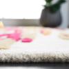 SAFAVIEH Area Rug 8×10 – Rodeo Drive Collection – Large – Ivory & Black, Handmade Wool, Mid-Century Modern Design, Ideal for Living Room, Bedroom, Office, Dining Space (RD858Z)(Ivory/Red)