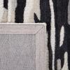 SAFAVIEH Area Rug 8×10 – Rodeo Drive Collection – Large – Ivory & Black, Handmade Wool, Mid-Century Modern Design, Ideal for Living Room, Bedroom, Office, Dining Space (RD858Z)(Ivory/Black)