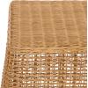 SAFAVIEH Couture – Jilliette Natural Rattan Console Table – Handwoven Boho Coastal Design – Sculptural Base – Fully Assembled – Ideal for Entryway, Living Room, 52″ W x 19.3″ D x 31.5″ H (CWK3024A)(Natural)
