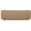 SAFAVIEH Couture – Kellibriana Chenille Sofa – Tan Chenille & Walnut Wood Legs – Fully Assembled – Ideal for Living Room, Family Room, 90.5″ W x 39.3″ D x 28.7″ H (SFV7521A)(Tan/Walnut)