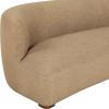 SAFAVIEH Couture – Kellibriana Chenille Sofa – Tan Chenille & Walnut Wood Legs – Fully Assembled – Ideal for Living Room, Family Room, 90.5″ W x 39.3″ D x 28.7″ H (SFV7521A)(Tan/Walnut)