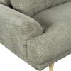 SAFAVIEH Couture – Nikolai Sofa – Mid-Century Modern Style – Taupe Chenille Upholstery – Ideal for Living Room, Family Room, 89.4″ W x 37″ D x 34.6″ H (SFV6122A)(Green)