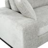 SAFAVIEH Couture – Oakleigh Sofa – Contemporary Style – Dark Green Chenille Upholstery – Ideal for Living Room, Family Room, 98″ W x 35″ D x 33″ H (SFV6121B)(Grey)