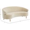 SAFAVIEH Couture – Primrose Curved Sofa – Taupe Chenille Upholstery – Ideal for Living Room, Family Room, 89.4″ W x 44″ D x 33″ H (SFV4715F)