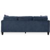 SAFAVIEH Couture – Taylyn Sofa – Navy Chenille Upholstery – Ideal for Living Room, Family Room, 86.6″ W x 35″ D x 33″ H (SFV6118A)(Navy)