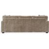SAFAVIEH Couture – Vasquez 3-Seat Sofa – Dark Green Chenille Upholstery – Ideal for Living Room, Family Room, 92″ W x 37.5″ D x 34.3″ H (SFV6119A)(Brown)