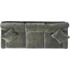SAFAVIEH Couture – Vasquez 3-Seat Sofa – Dark Green Chenille Upholstery – Ideal for Living Room, Family Room, 92″ W x 37.5″ D x 34.3″ H (SFV6119A)(Dark Green)