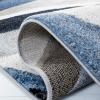SAFAVIEH Hollywood Collection Area Rug – 5’3″ x 7’6″, Grey & Blue, Mid-Century Modern Design, Non-Shedding & Easy Care, Ideal for High Traffic Areas in Living Room, Bedroom (HLW766F)(Grey/Blue)