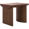 SAFAVIEH Home Collection – Bara Modern End Table, Black Rectangular Accent Side Table (ACC2316B)(Walnut)