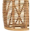 SAFAVIEH Home Collection – Maui Honey Brown Wash Rattan Drum Accent Table, Fully Assembled, Coastal Modern Design (STL6500B)(Natural)
