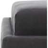 SAFAVIEH Home Collection Harrison Stone Single Tray Square Foot Rest Storage Ottoman(Grey)