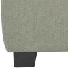 SAFAVIEH Home Collection Harrison Stone Single Tray Square Foot Rest Storage Ottoman(Sea Mist)