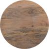 SAFAVIEH Home Collection Whent Coastal Grey White Wash and Black Round Accent Table(Honey Brown Wash / Black)