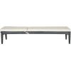 SAFAVIEH Outdoor Collection Montclair Natural Solid Wood/Beige Cushion Adjustable Chaise Lounge Chair (PAT6731A)(Ash Grey / Beige)