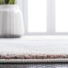 SAFAVIEH Porcello Collection Area Rug – 9′ x 12′, Light Grey & Orange, Modern Abstract Design, Non-Shedding & Easy Care, Ideal for High Traffic Areas in Living Room, Bedroom (PRL6940F)(Ivory/Pink)
