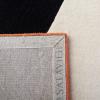 SAFAVIEH Rodeo Drive Collection Area Rug – 8′ Square, Gold, Handmade Mid-Century Modern Abstract Wool, Ideal for High Traffic Areas in Living Room, Bedroom (RD863A)(Ivory/Rust)