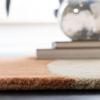SAFAVIEH Rodeo Drive Collection Area Rug – 8′ Square, Gold, Handmade Mid-Century Modern Abstract Wool, Ideal for High Traffic Areas in Living Room, Bedroom (RD863A)(Gold)