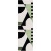 SAFAVIEH Rodeo Drive Collection Area Rug – 8′ Square, Gold, Handmade Mid-Century Modern Abstract Wool, Ideal for High Traffic Areas in Living Room, Bedroom (RD863A)(Black/Green)