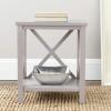 Safavieh American Homes Collection Candence Barley Cross Back End Table(Chocolate)