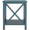 Safavieh American Homes Collection Candence Barley Cross Back End Table(Teal)