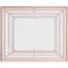 Safavieh Home Collection ACC6203 Accent Table, Rose Gold/Glass(Rose Gold)