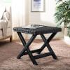Safavieh Home Collection Manor Wicker Bench(Black)