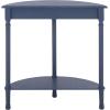 Safavieh Home Collection Tinsley Brown Half Moon Console Table CNS5723C(Blue)