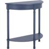 Safavieh Home Collection Tinsley Brown Half Moon Console Table CNS5723C(Blue)