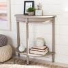 Safavieh Home Collection Tinsley Brown Half Moon Console Table CNS5723C(Greige)