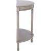 Safavieh Home Collection Tinsley Brown Half Moon Console Table CNS5723C(Greige)