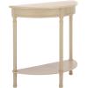 Safavieh Home Collection Tinsley Brown Half Moon Console Table CNS5723C(Sand)