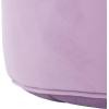 Safavieh Home Hawkem Light Grey Velvet Cylinder Ottoman(Lilac)