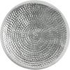 Safavieh Home Odin Silver Hammered Stool(Silver)