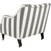 Safavieh Mercer Collection Homer Arm Chair, Grey/Blue