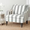 Safavieh Mercer Collection Homer Arm Chair, Grey/Blue