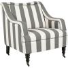 Safavieh Mercer Collection Homer Arm Chair, Grey/Blue