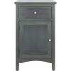 SAFAVIEH American Homes Collection Ziva French Grey End Table(Ash Grey)