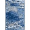 SAFAVIEH Area Rug 8×10 – Adirondack Collection – Large – Silver & Black, Modern Abstract Design, Non-Shedding & Easy Cleaning, Ideal for Living Room, Bedroom, Office, Dining Space (ADR112A)(Silver/Blue)